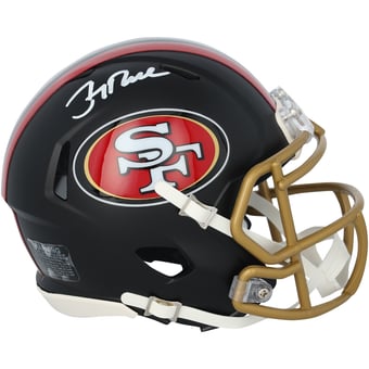 Jerry Rice San Francisco 49ers Autographed Riddell Rivalry Speed Mini Helmet