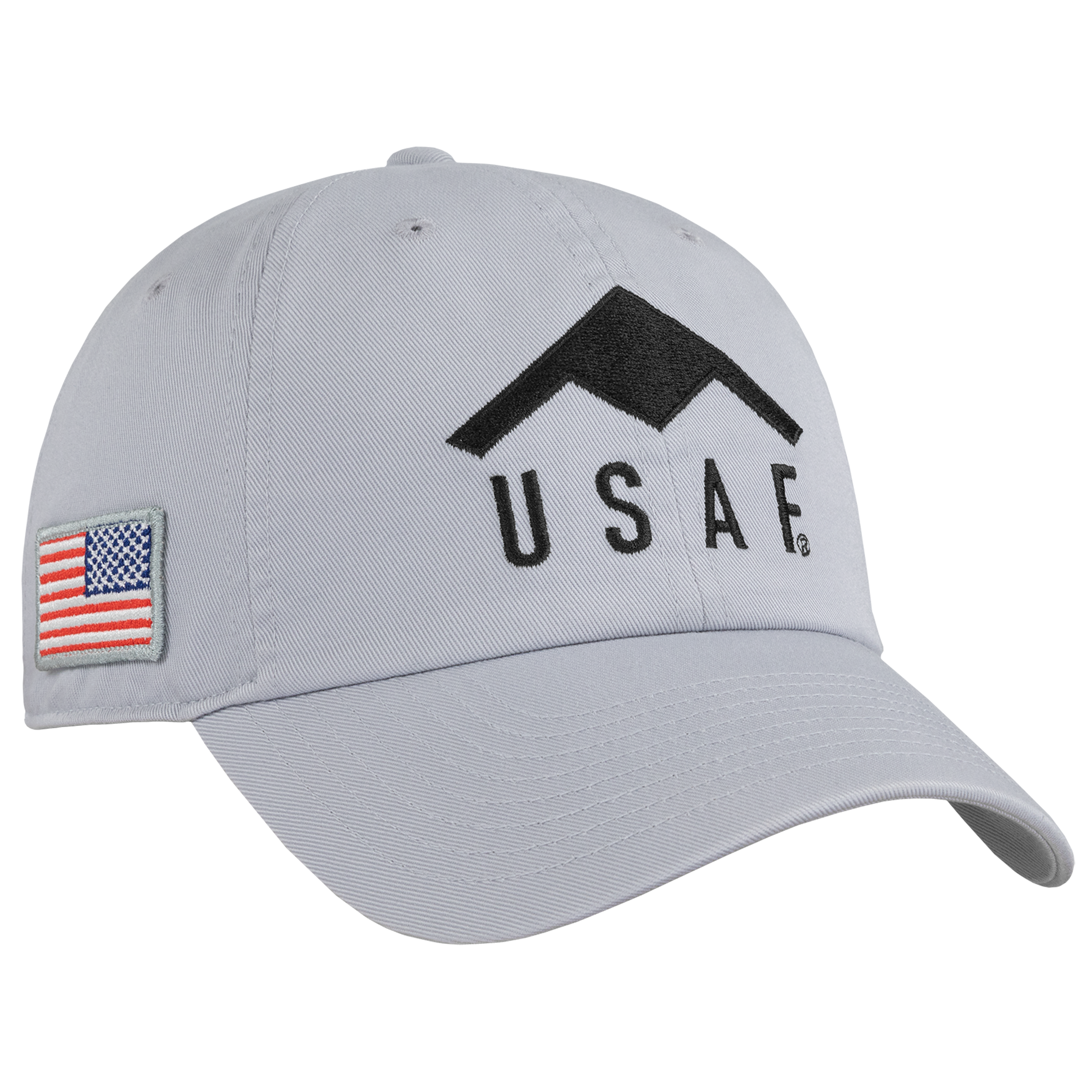 Men's Nike Gray Air Force Falcons 2026 Rivalry Collection Club Adjustable Hat