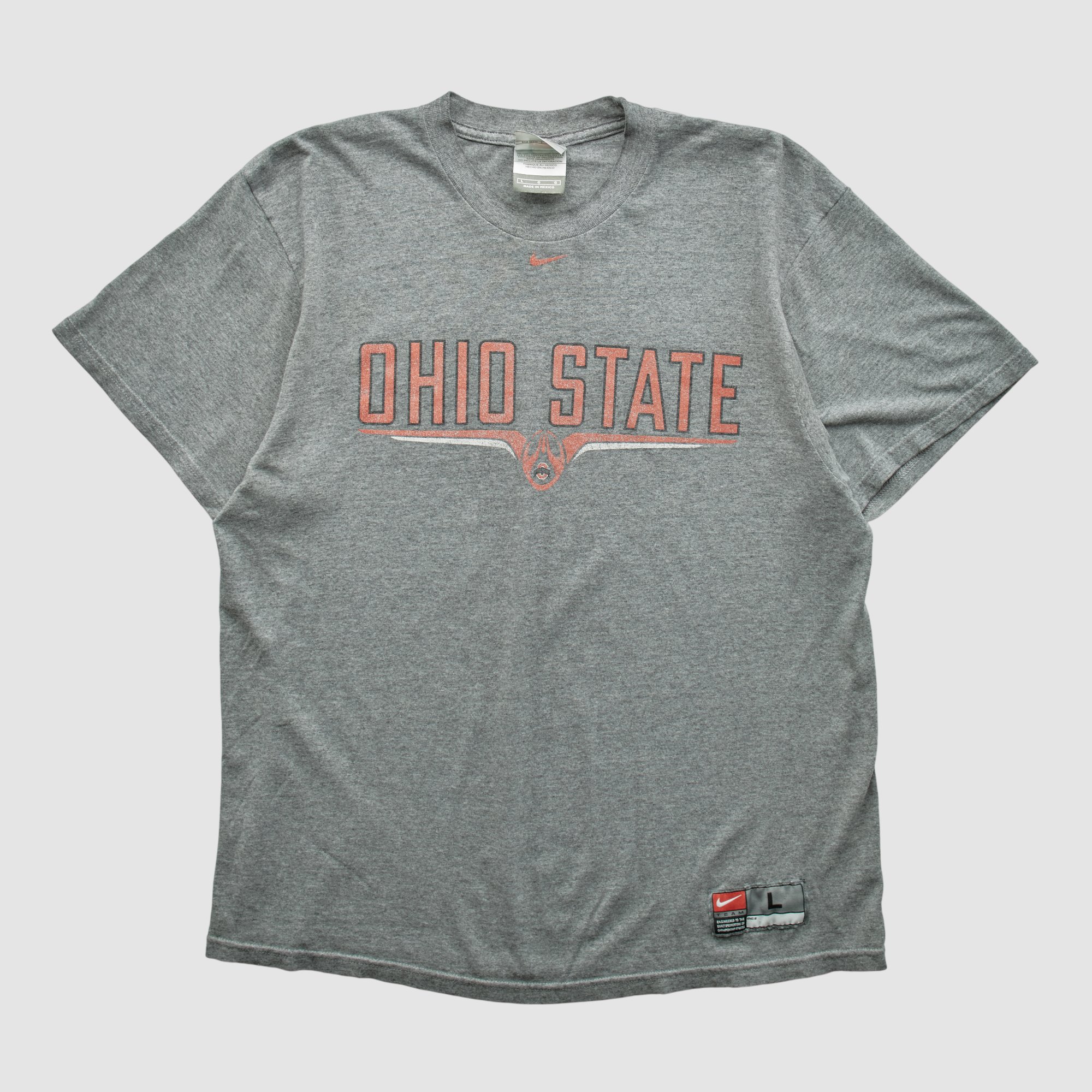 Ohio State Buckeyes Nike 2000s T-shirt - Dark Heather Gray - M by Fanatics Real Vintage