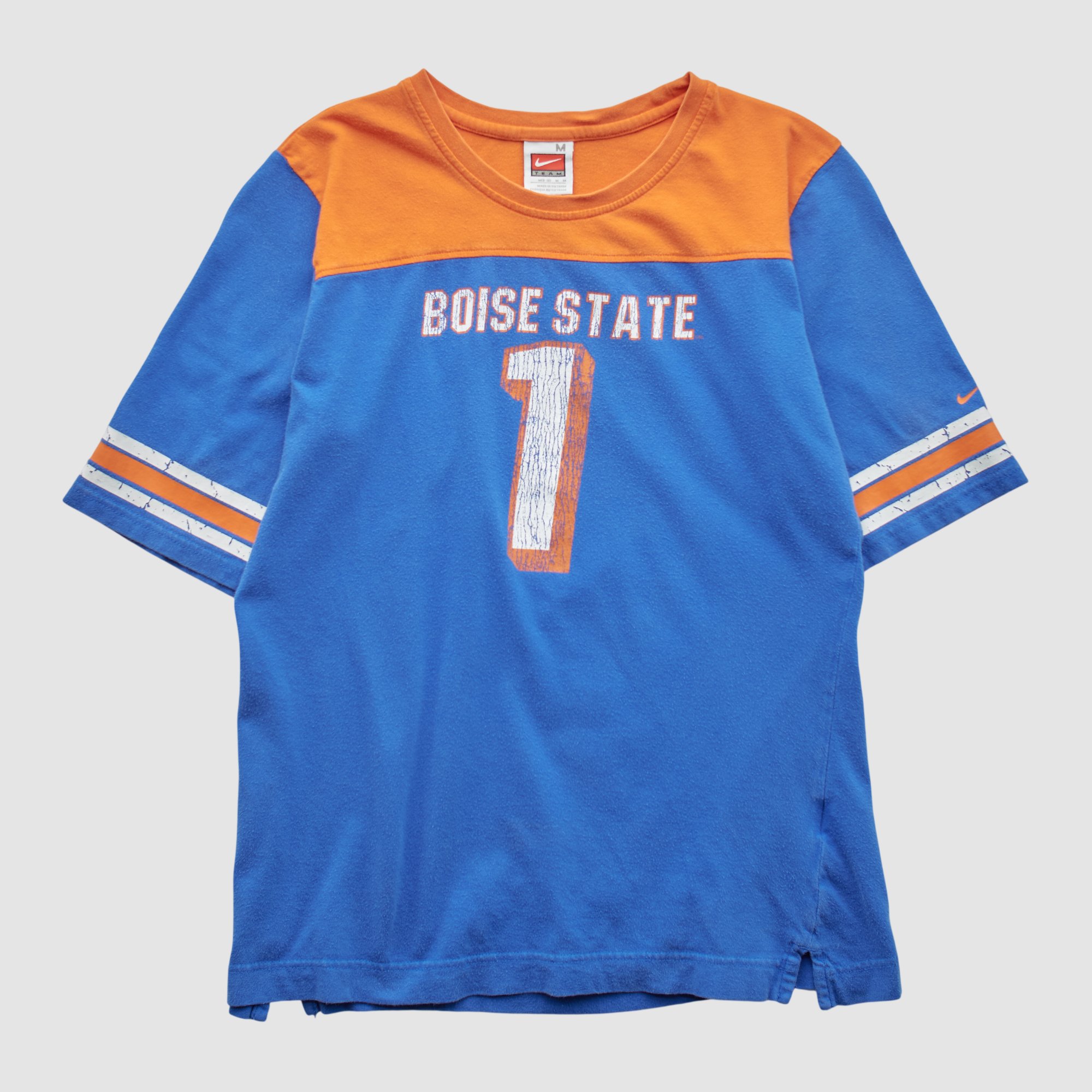 Boise State Broncos Nike 2000s T-shirt - Blue - S by Fanatics Real Vintage