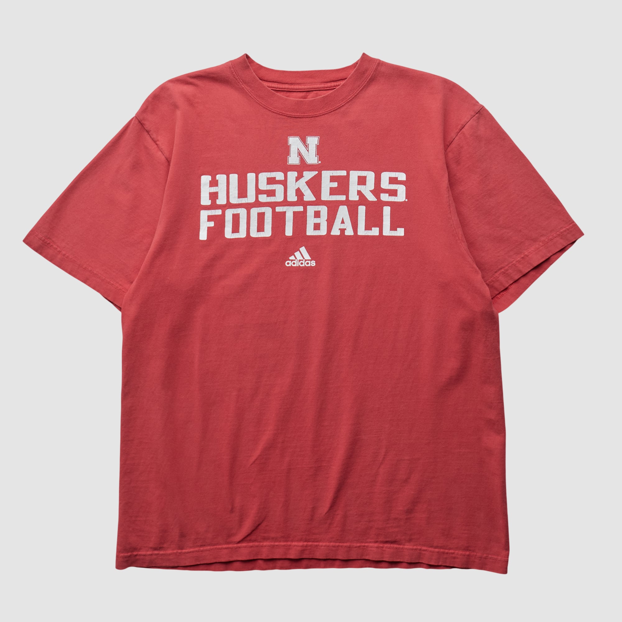 Nebraska Huskers Adidas 2010s T-shirt - Red - M by Fanatics Real Vintage