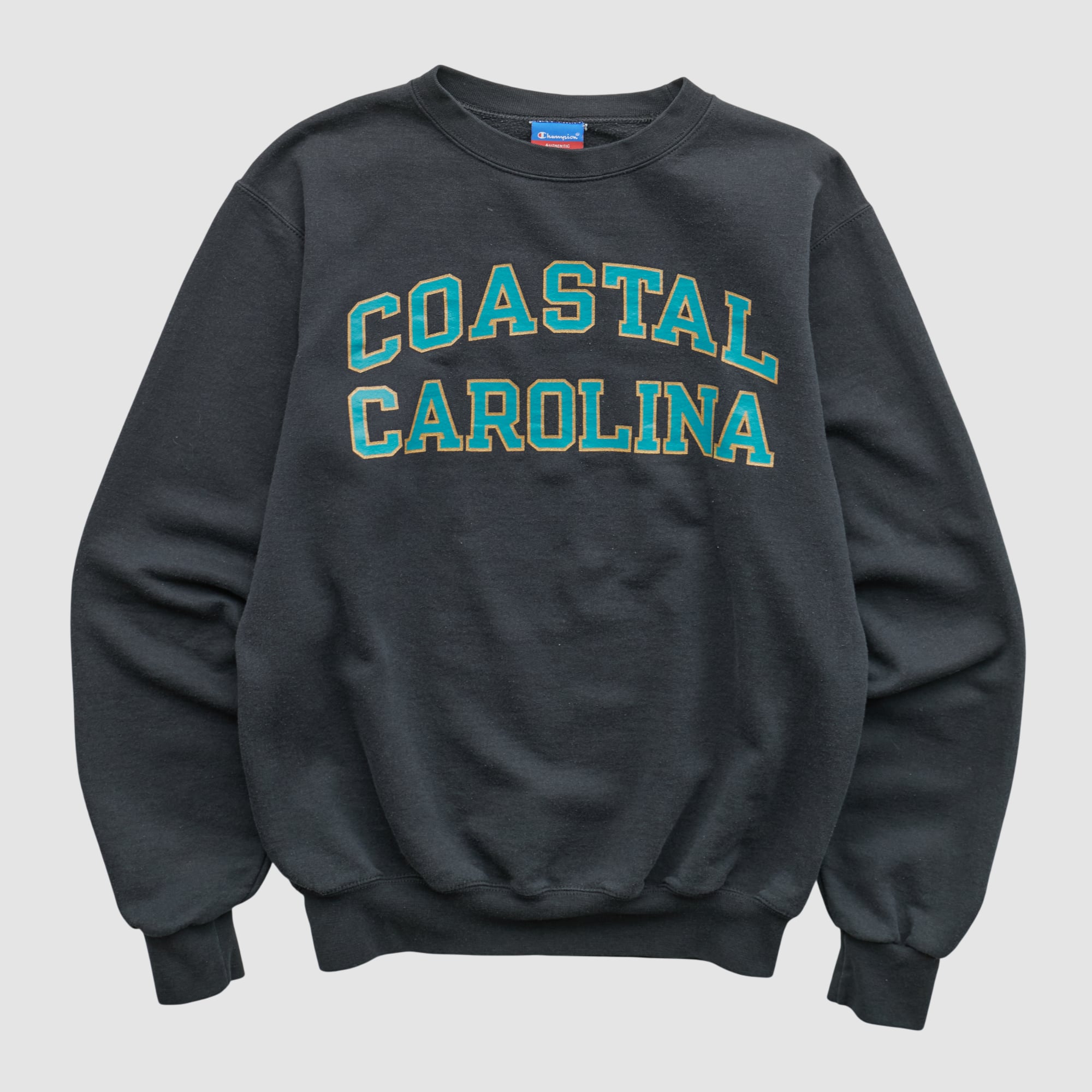 Coastal Carolina Chanticleers Champion 2000s Pullover Sweatshirt - Black - XS by Fanatics Real Vintage