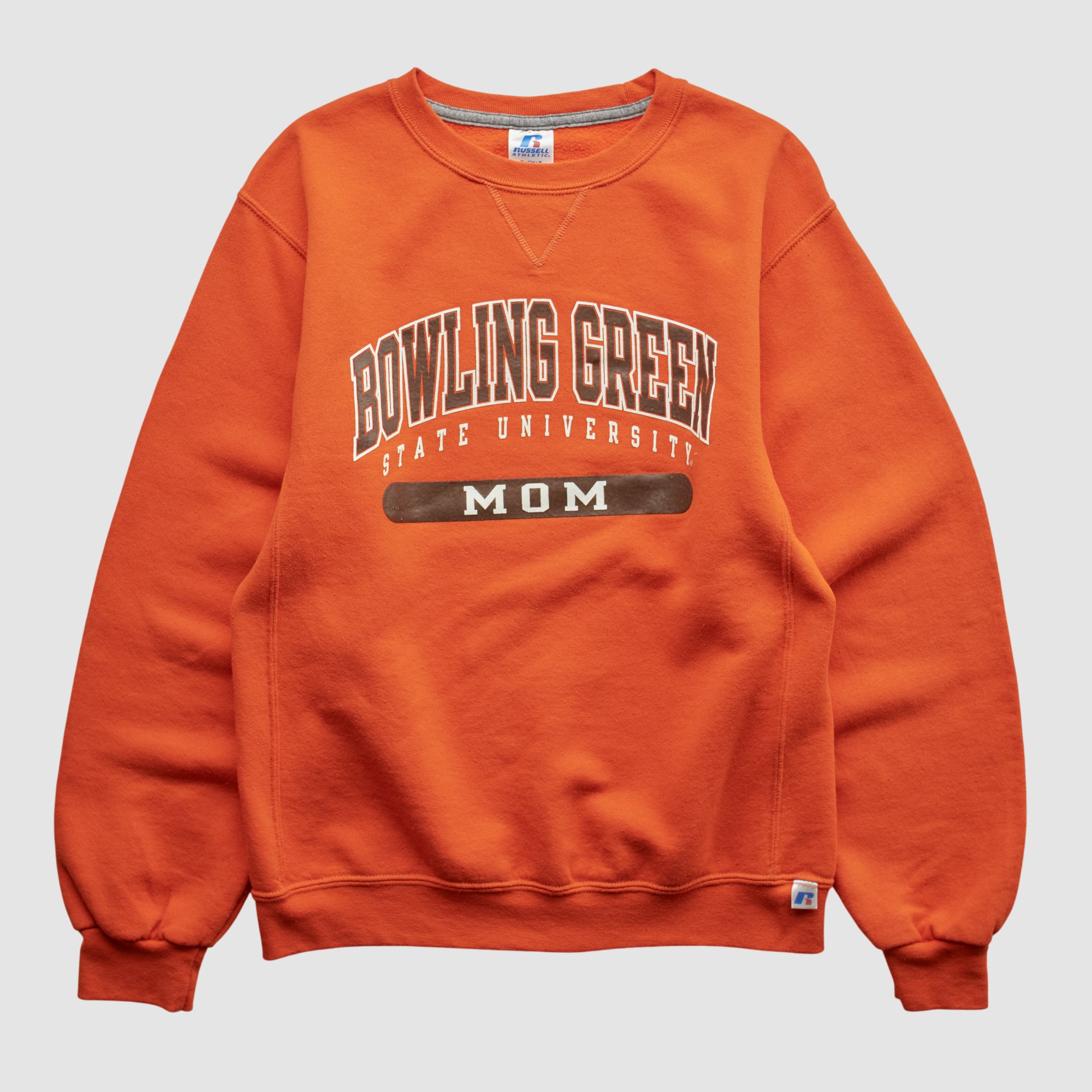 Bowling Green St. Falcons Russell 2010s Pullover Sweatshirt - Orange - XS by Fanatics Real Vintage