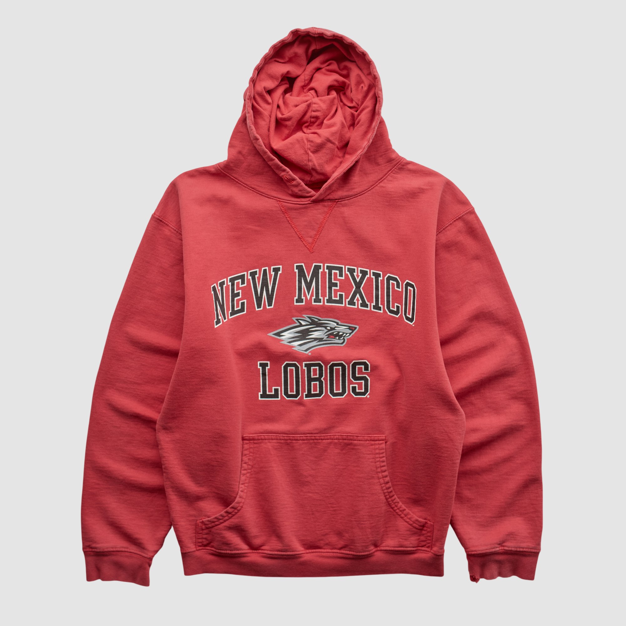 New Mexico Lobos 2000s Hooded Pullover Sweatshirt - Red - XS by Fanatics Real Vintage