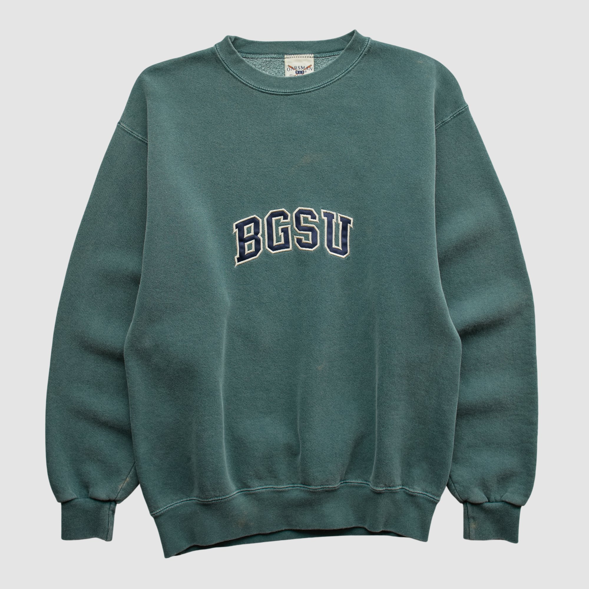 Bowling Green St. Falcons Oarsman 2000s Pullover Sweatshirt - Teal - XS by Fanatics Real Vintage