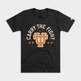 Men's Homefield  Black Tennessee Volunteers Carry the Fight T-Shirt