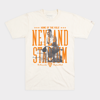 Men's Homefield  Cream Tennessee Volunteers Neyland Stadium T-Shirt