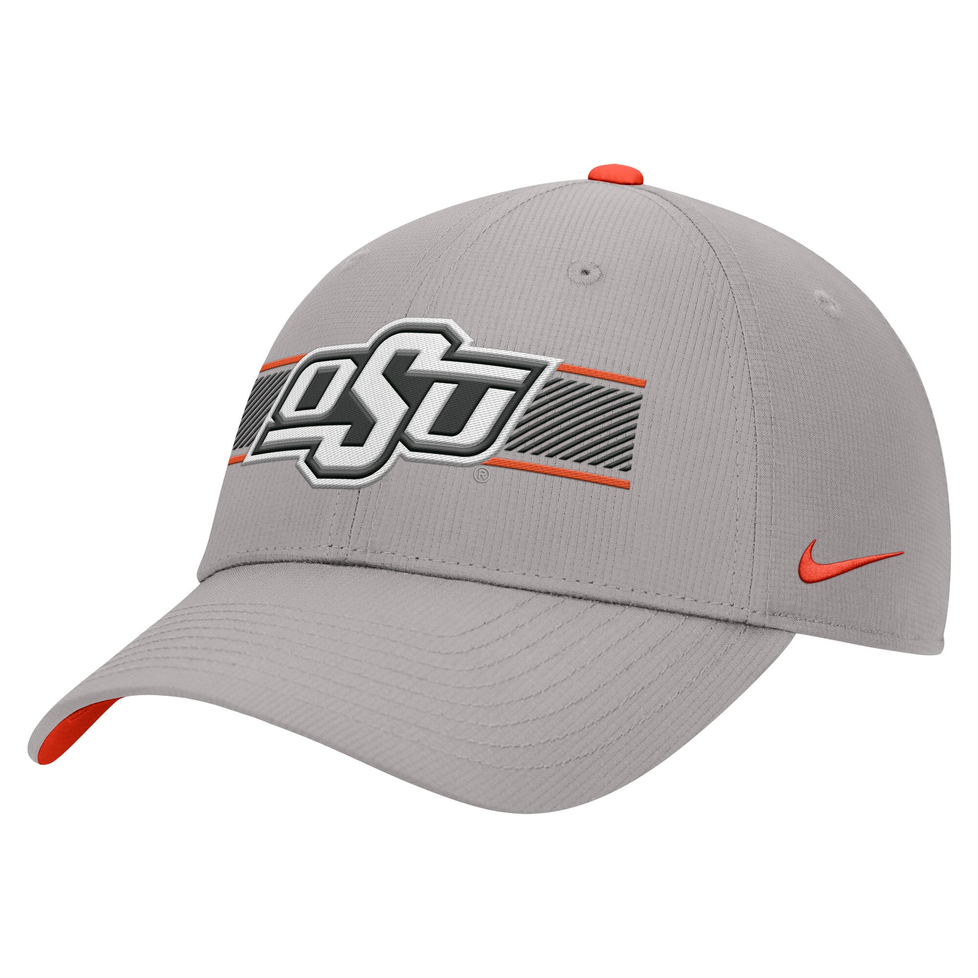 Men's Nike Gray Oklahoma State Cowboys Ripstop Dri-FIT Adjustable Hat