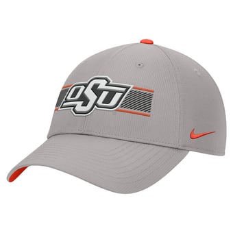 Men's Nike Gray Oklahoma State Cowboys Ripstop Dri-FIT Adjustable Hat