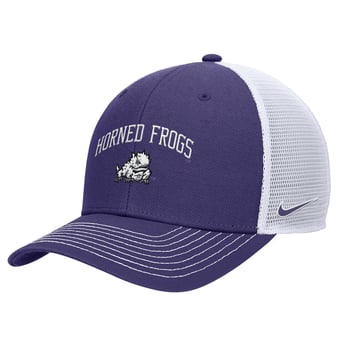 Men's Nike Purple TCU Horned Frogs Rise Trucker Dri-FIT Adjustable Hat