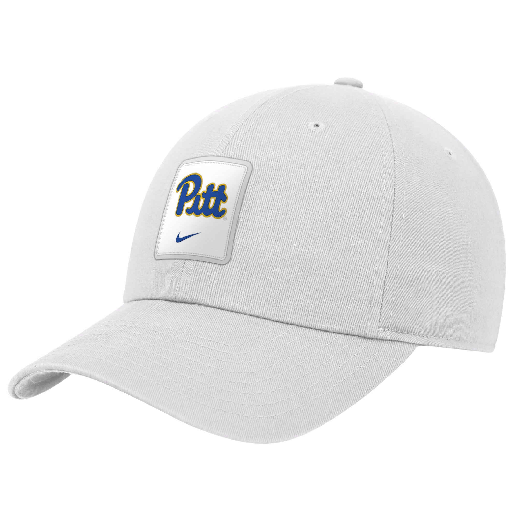 Men's Nike White Pitt Panthers 2026 On-Field Club Adjustable Hat