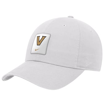 Men's Nike White Vanderbilt Commodores 2026 On-Field Club Adjustable Hat