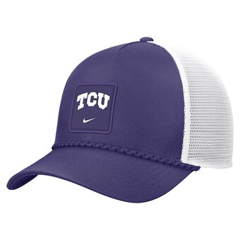 Men's Nike Purple TCU Horned Frogs 2026 On-Field Rope Adjustable Trucker Hat