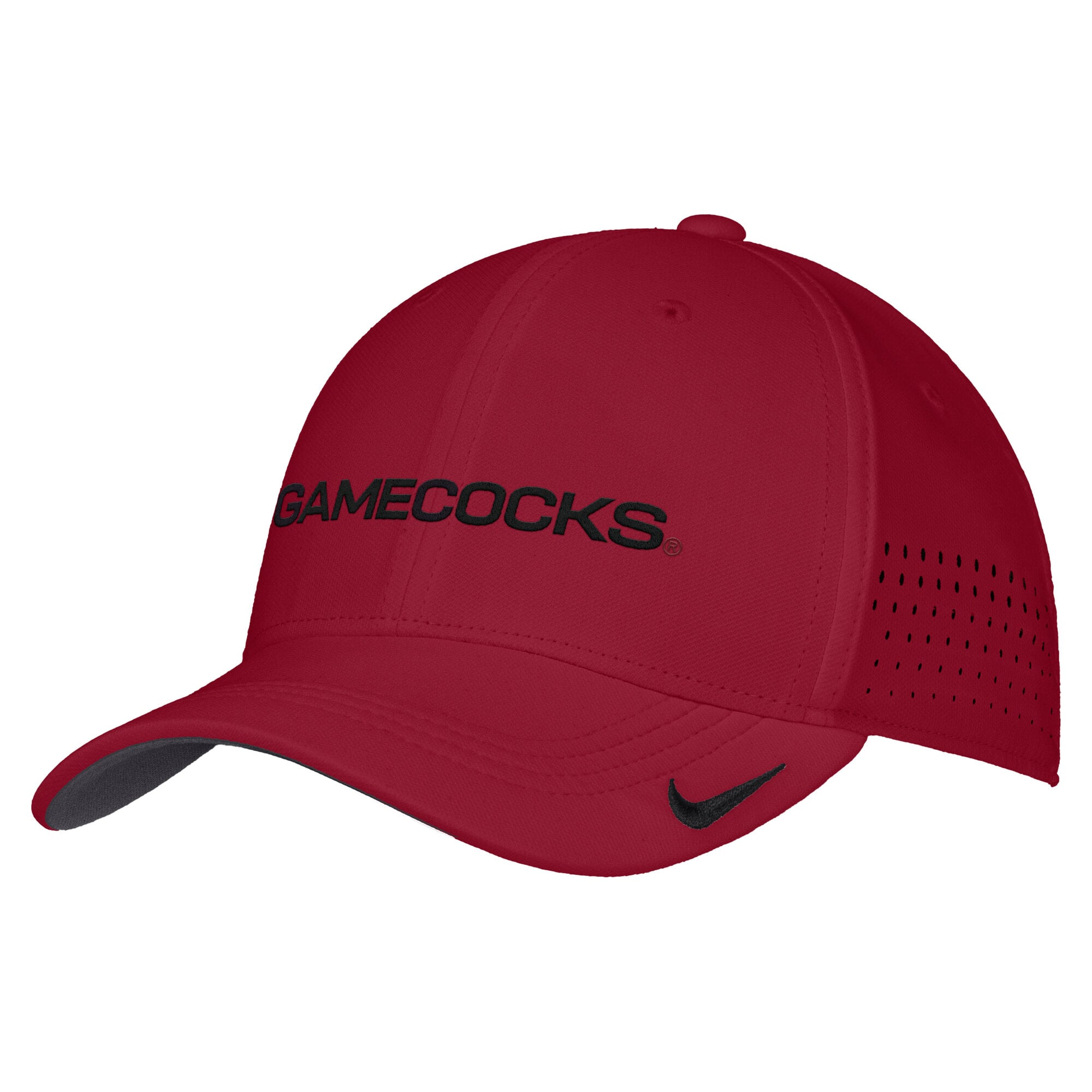 Men's Nike Garnet South Carolina Gamecocks 2026 On-Field AeroBill SwooshFlex Dri-FIT Hat