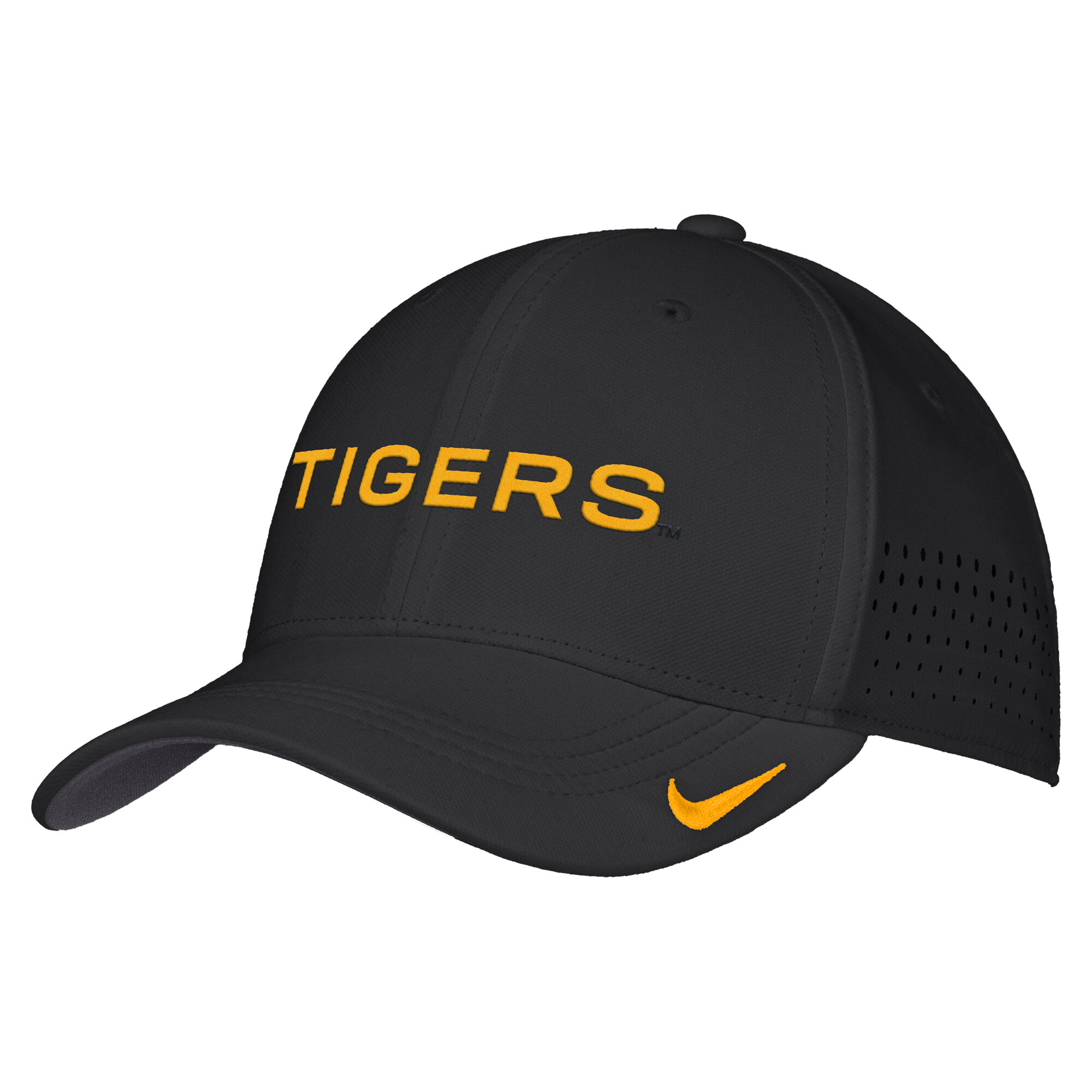 Men's Nike Missouri Tigers 2026 On-Field AeroBill SwooshFlex Dri-FIT Hat