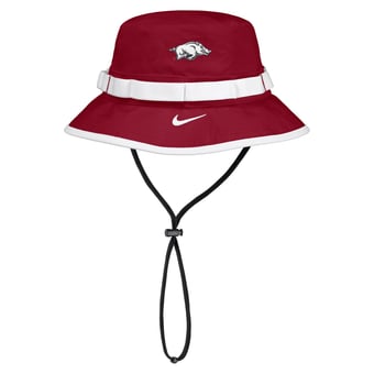 Men's Nike Cardinal Arkansas Razorbacks 2026 On-Field Apex Boonie Bucket Hat