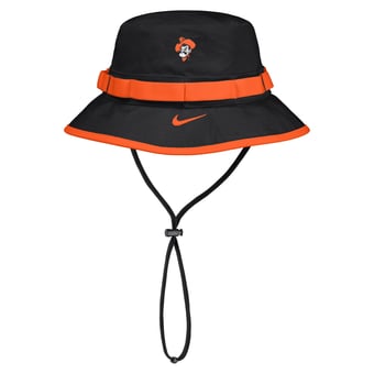 Men's Nike Black Oklahoma State Cowboys 2026 On-Field Apex Boonie Bucket Hat