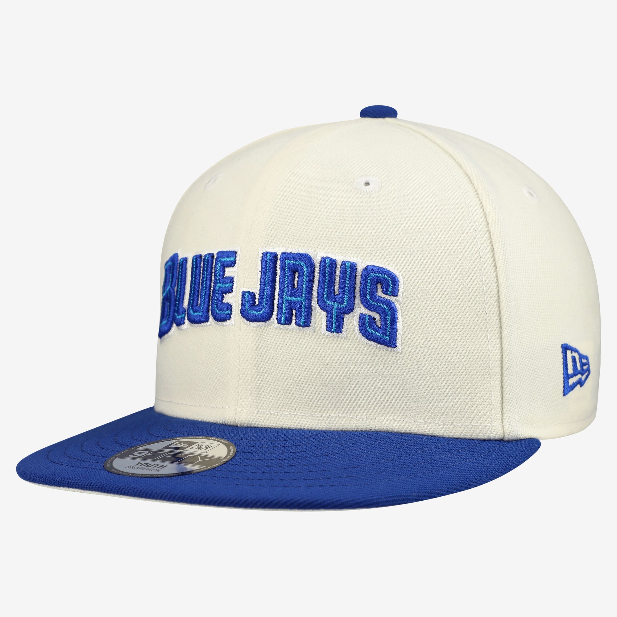 Youth New Era  White Toronto Blue Jays Two-Tone 9FIFTY Snapback Hat
