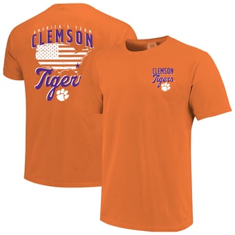 Men's  Orange Clemson Tigers America's Team T-Shirt
