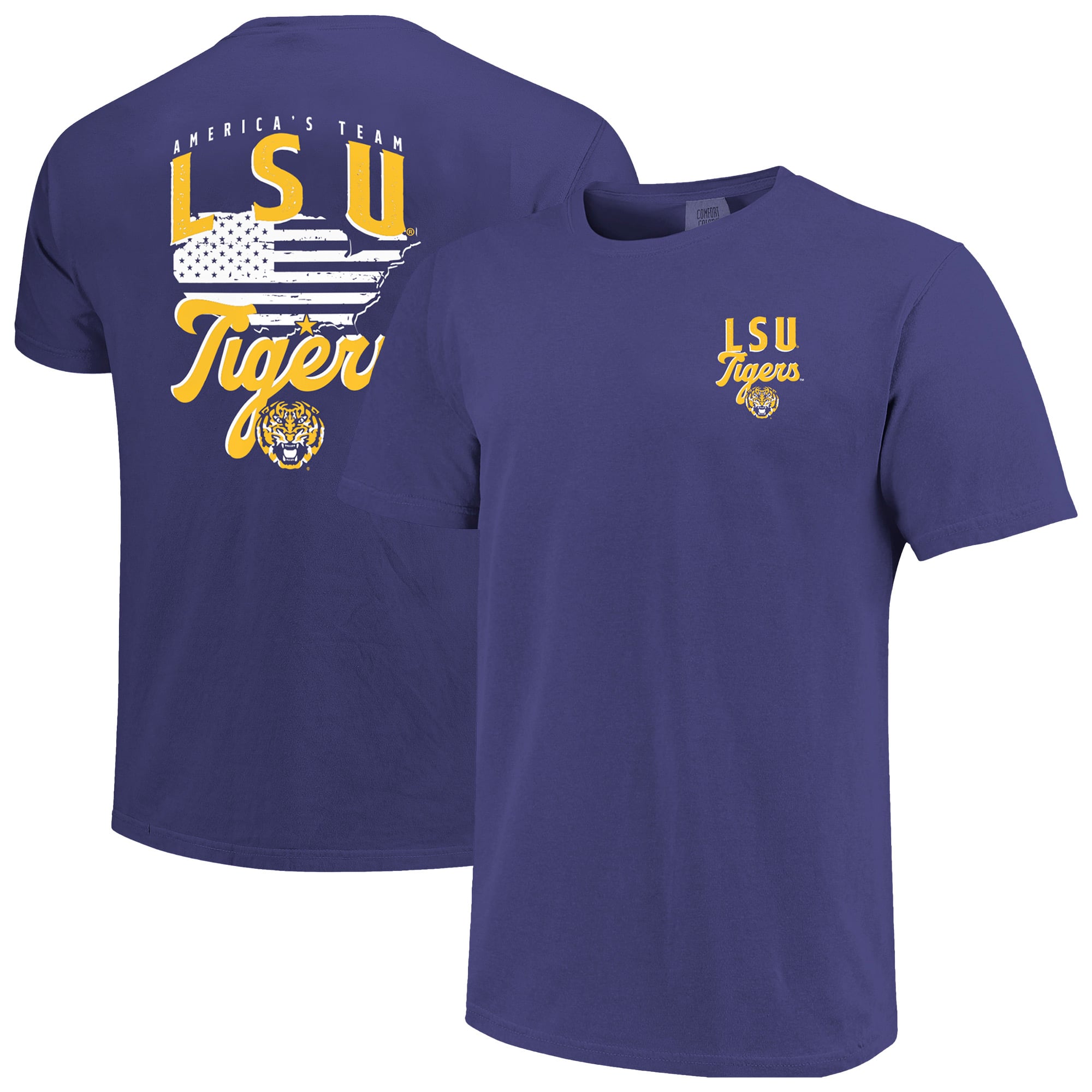 Men's  Purple LSU Tigers America's Team T-Shirt