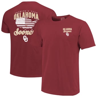 Men's  Crimson Oklahoma Sooners America's Team T-Shirt