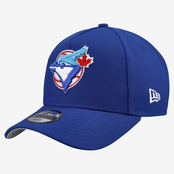 Youth New Era  Royal Toronto Blue Jays Cooperstown Logo 9FORTY A-Frame Adjustable Hat