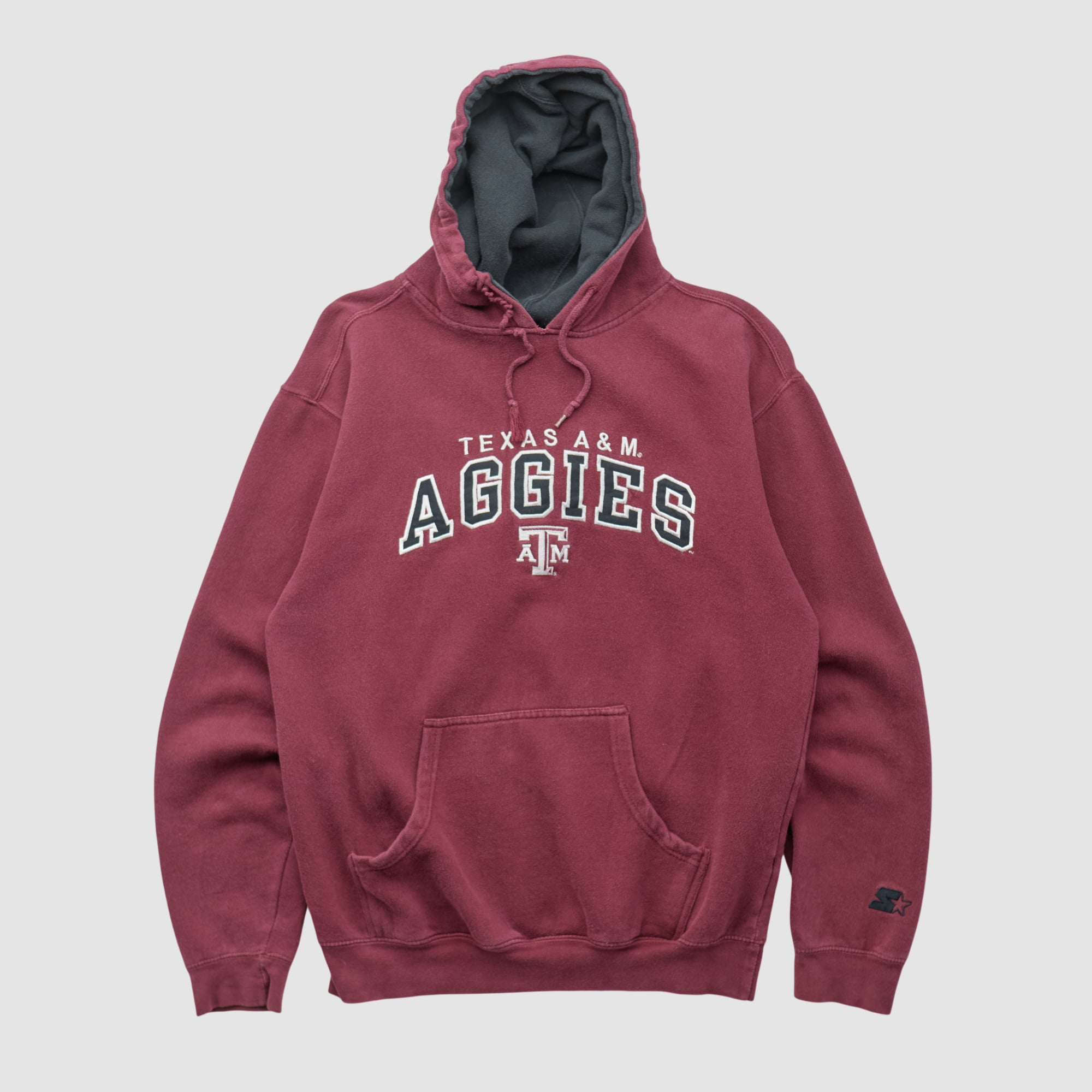 Texas A&M Aggies Starter 2000s Hooded Pullover Sweatshirt - Maroon - S by Fanatics Real Vintage