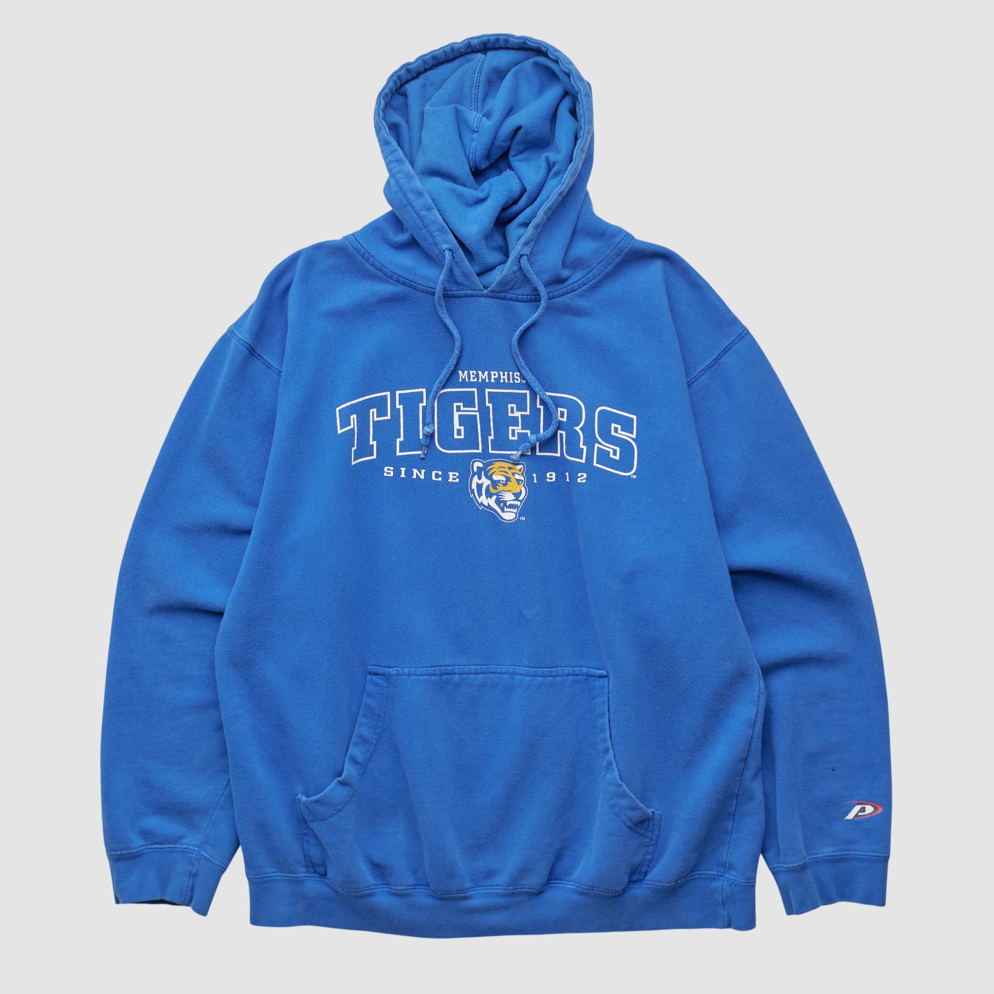 Memphis Tigers Pro Player 2000s Hooded Pullover Sweatshirt - Blue - XS by Fanatics Real Vintage
