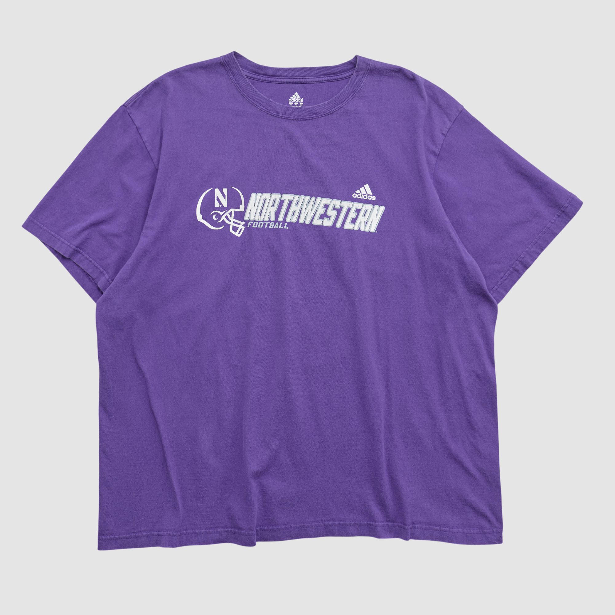 Northwestern Wildcats Adidas 2010s T-shirt - Purple - 2XL by Fanatics Real Vintage