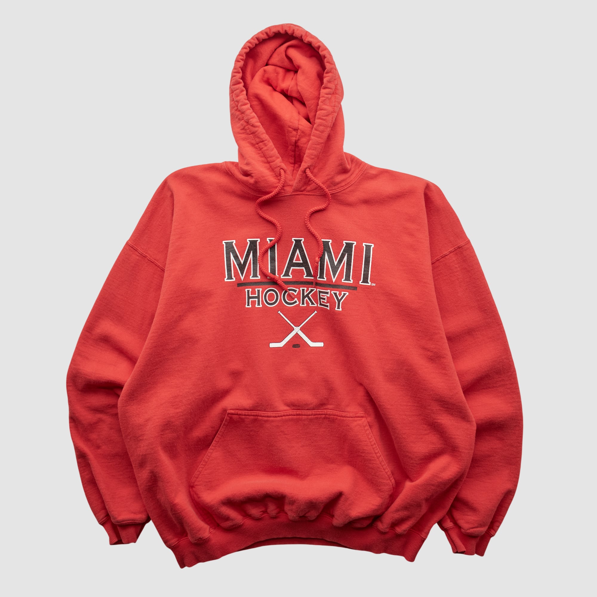 Miami University RedHawks Gildan 2000s Hooded Pullover Sweatshirt - Red - M by Fanatics Real Vintage