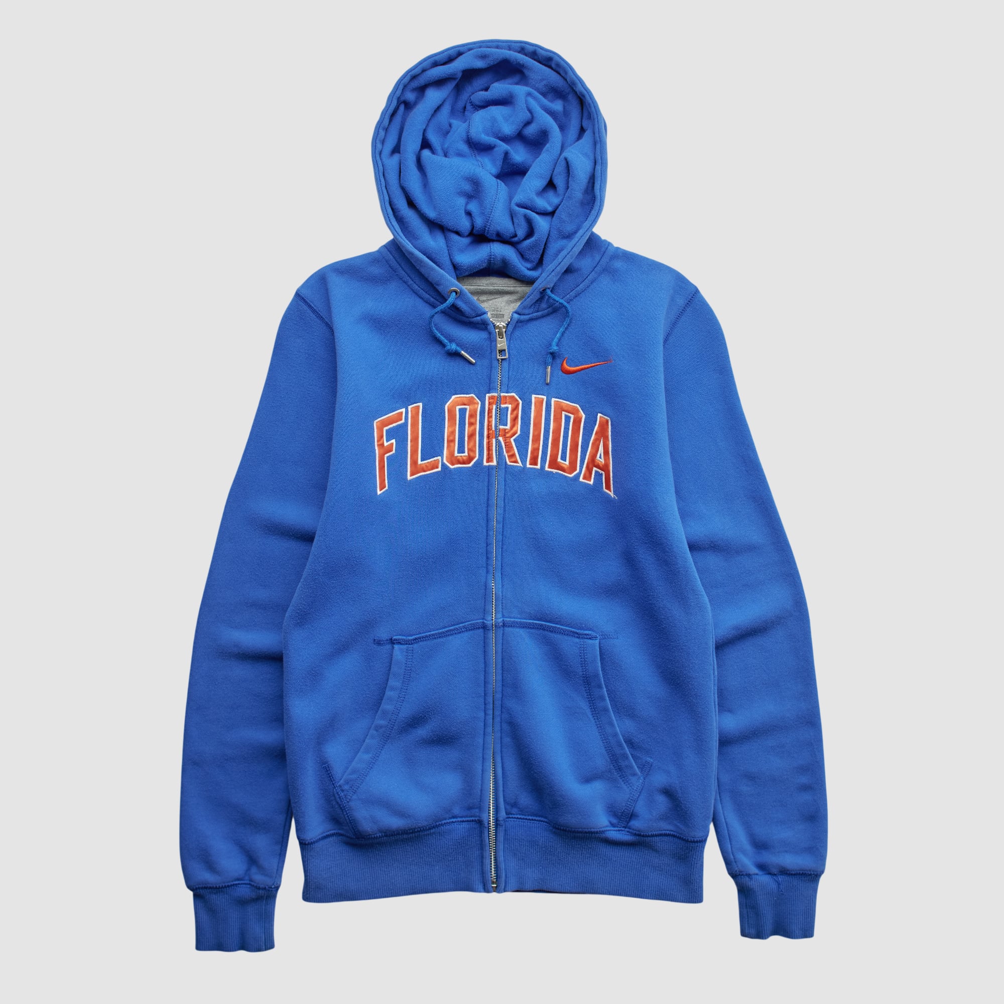 Florida Gators Nike 2010s Hooded Full Zip Sweatshirt - Blue - XXS by Fanatics Real Vintage