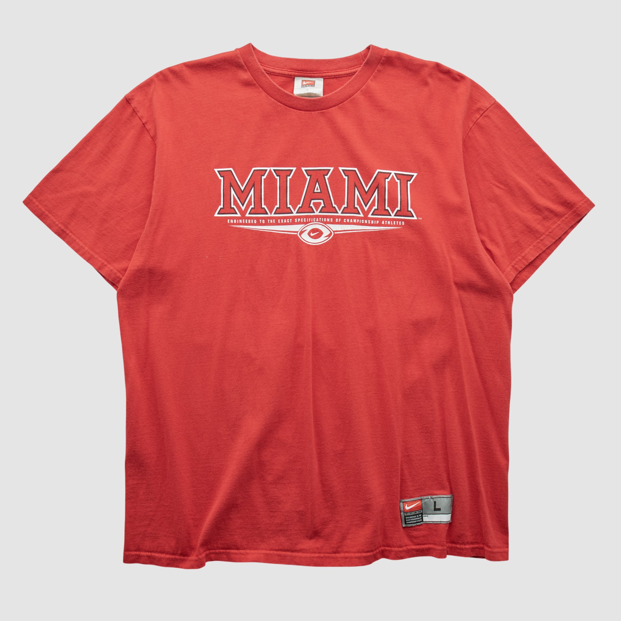 Miami University RedHawks Nike 2000s T-shirt - Red - XL by Fanatics Real Vintage