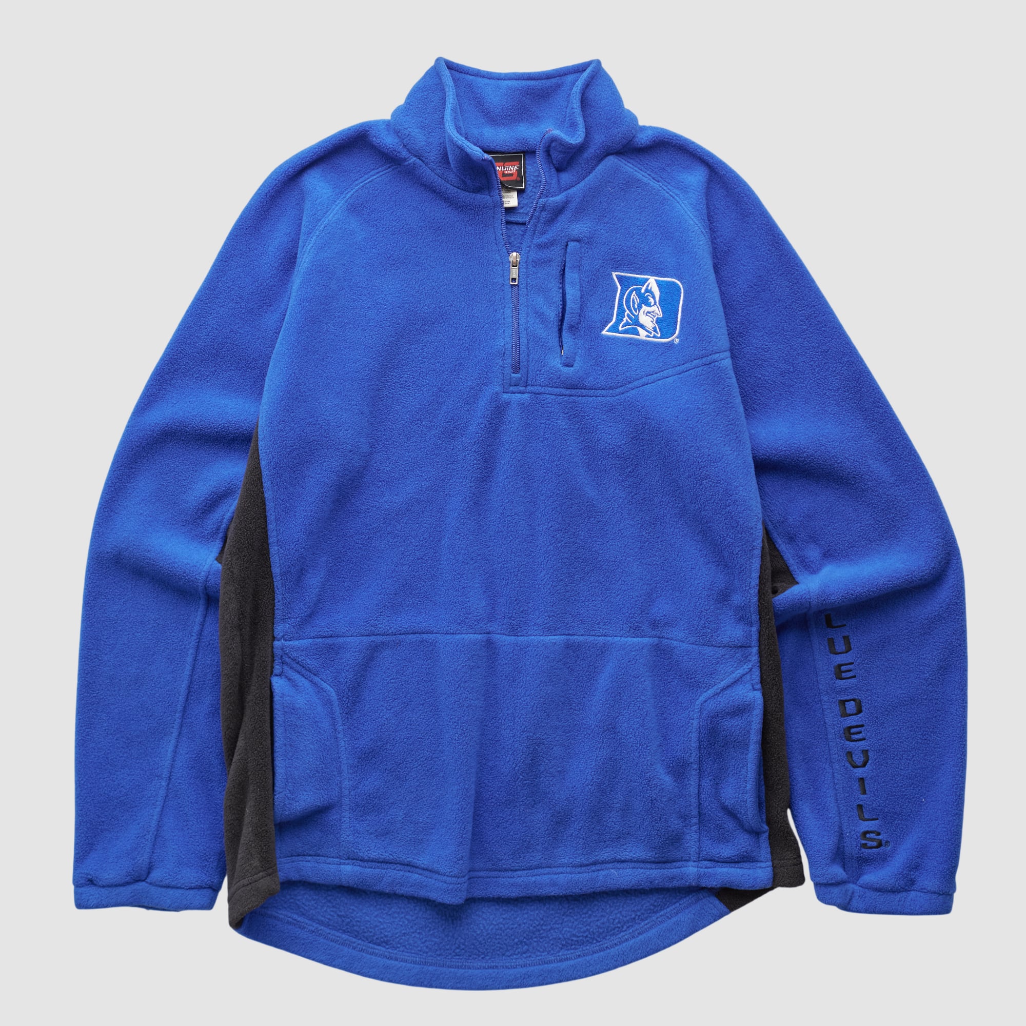 Duke Blue Devils Genuine Stuff 2000s 1/4 Zip Sweatshirt - Blue - S by Fanatics Real Vintage