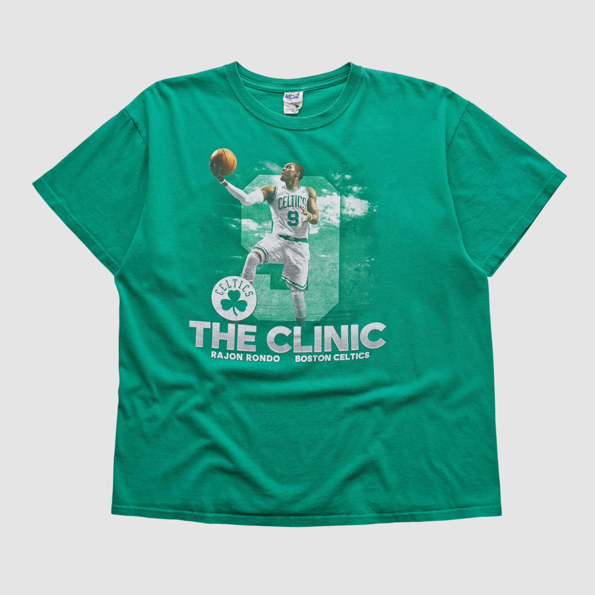 Boston Celtics Anvil 2010s T-shirt - Green - M by Fanatics Real Vintage