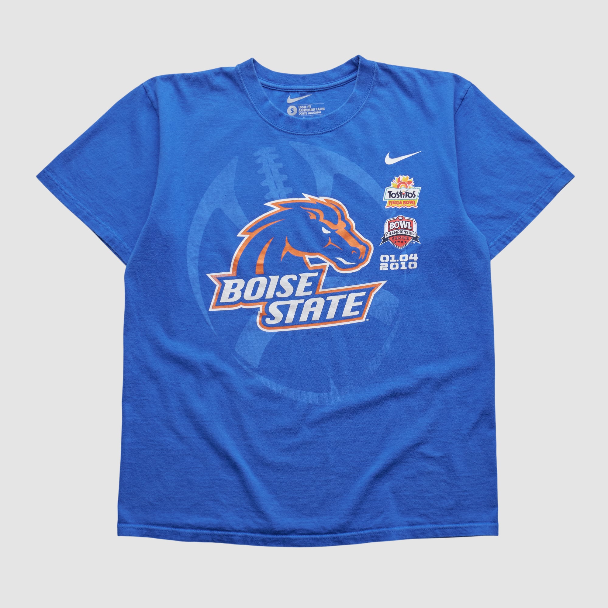 Boise State Broncos Nike 2010 T-shirt - Blue - S by Fanatics Real Vintage