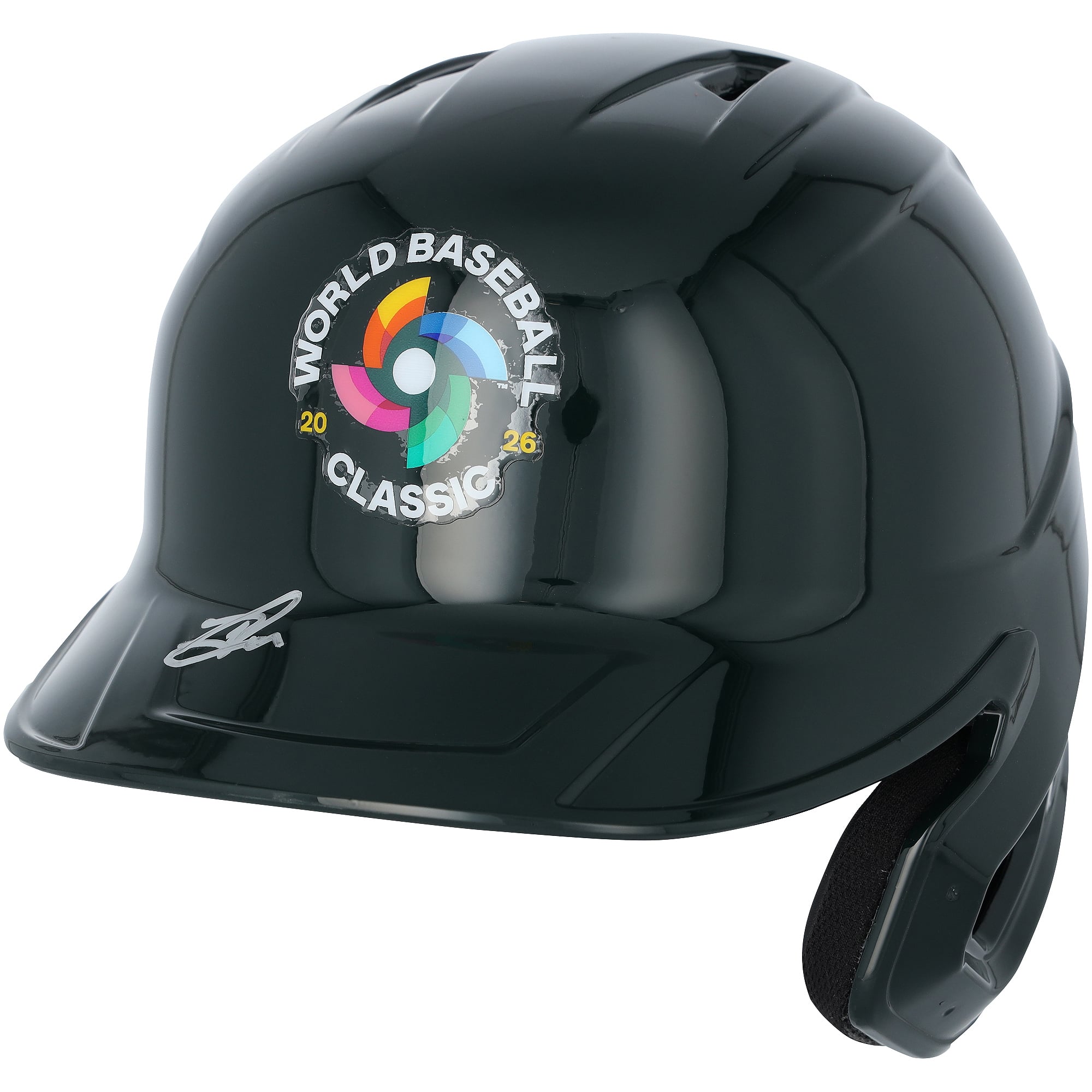 Jackson Chourio Venezuela Baseball Autographed 2026 World Baseball Classic Champions Replica Batting Helmet