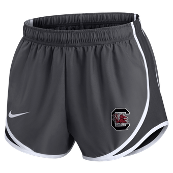 Women's Nike Gray South Carolina Gamecocks Dri-FIT Tempo Shorts