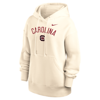 Women's Nike Natural South Carolina Gamecocks Phoenix Fleece Oversized Hoodie