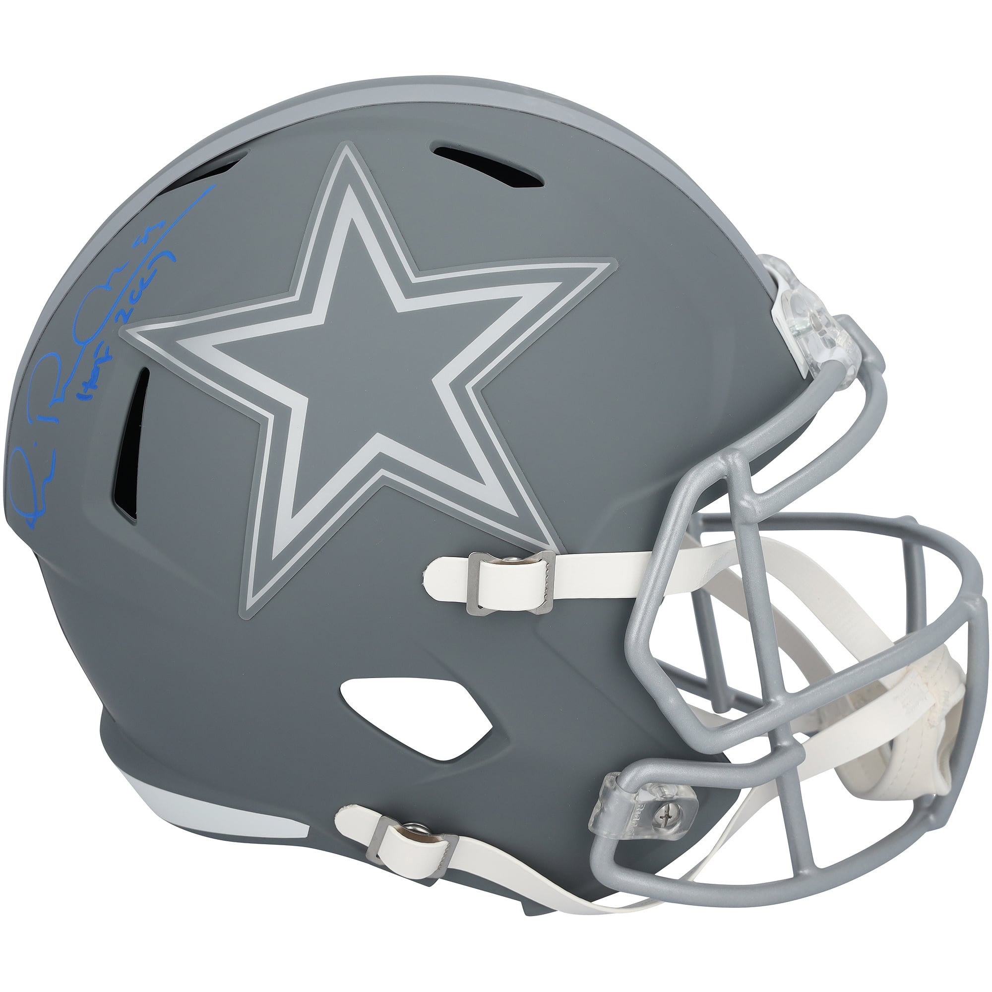 Michael Irvin Dallas Cowboys Autographed Riddell Slate Speed Replica Helmet with "HOF 07" Inscription