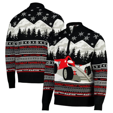 Formula 1 Christmas 1/4 Zip Jumper