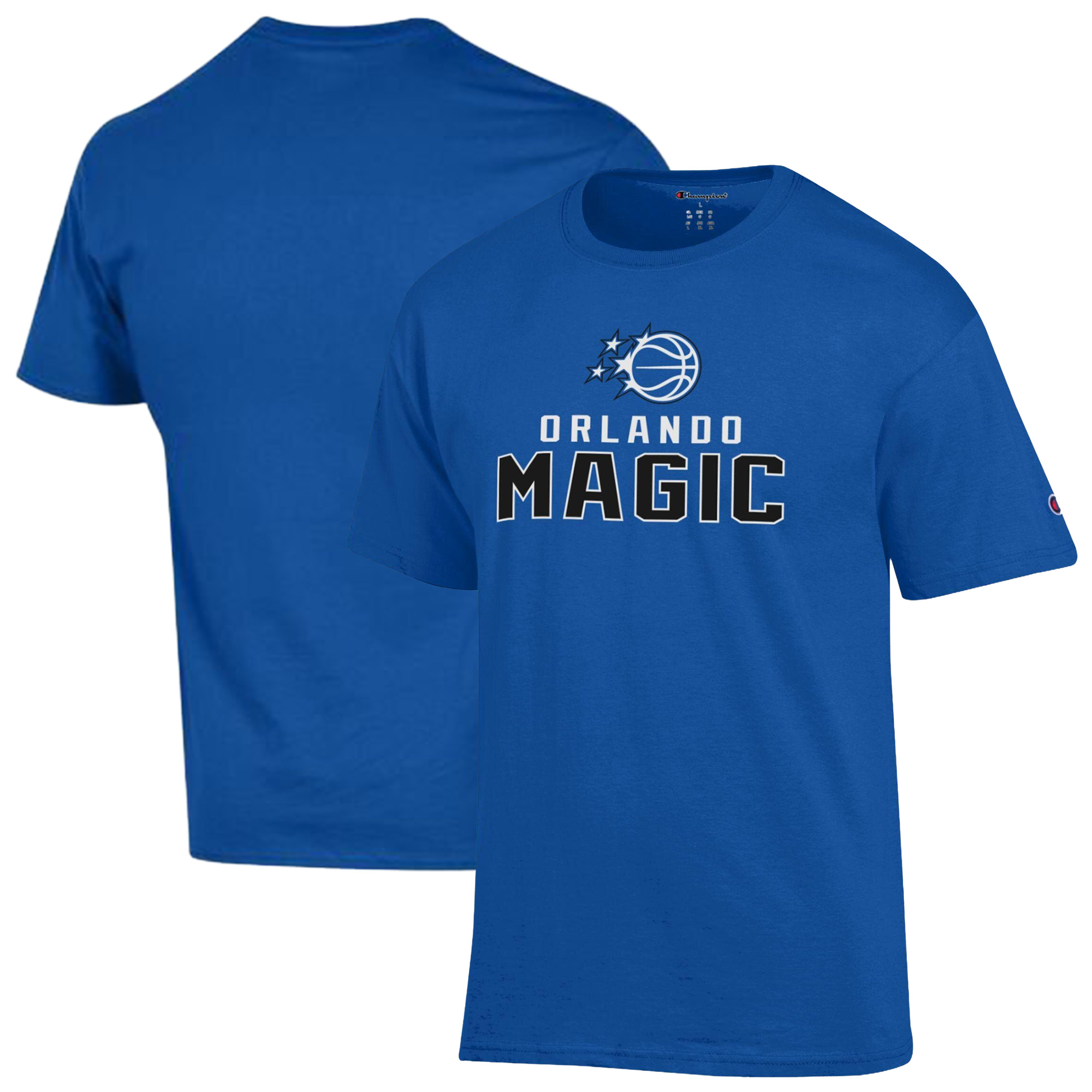 Men's Champion Royal Orlando Magic Jersey Cotton T-Shirt