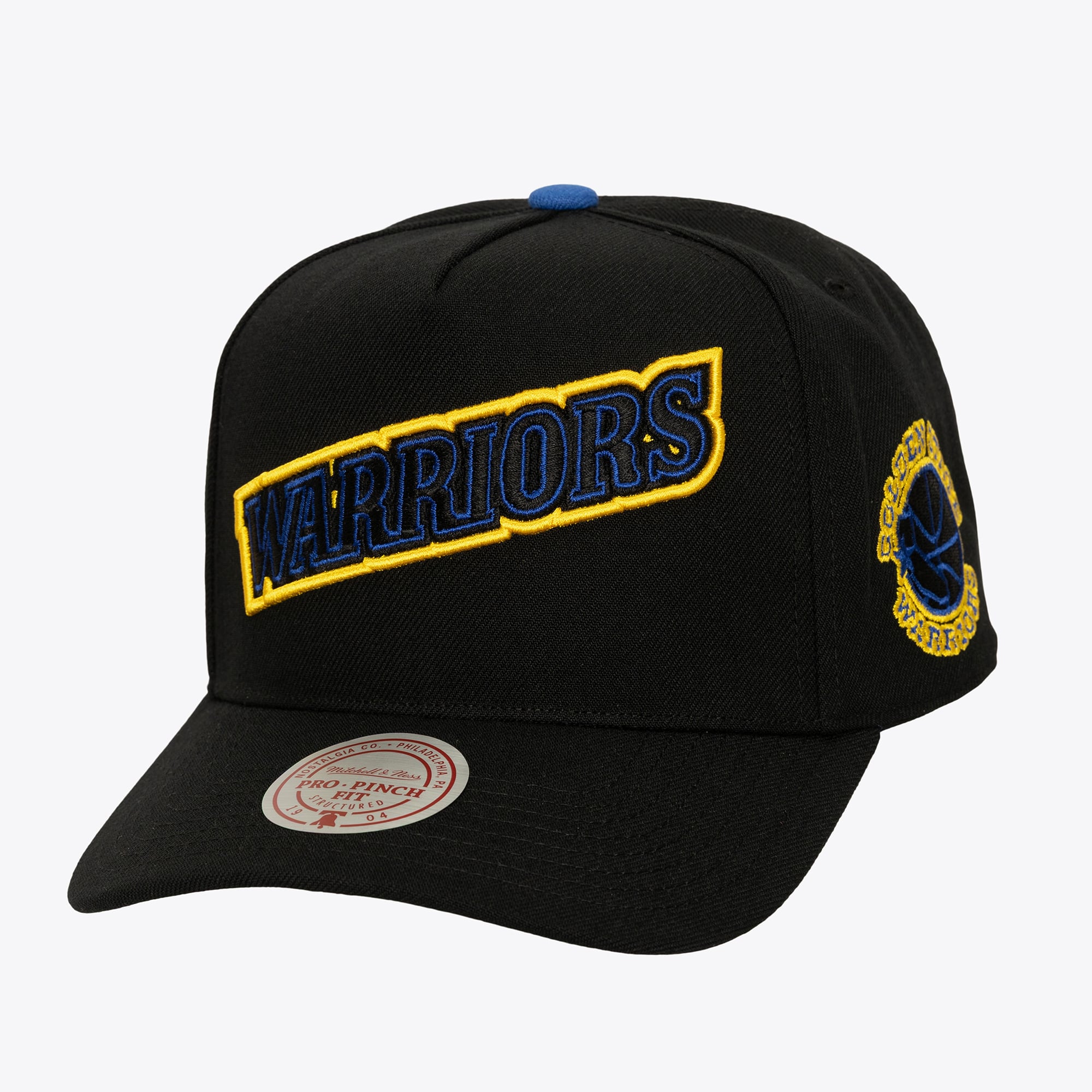 Men's Mitchell & Ness  Black Golden State Warriors Class Act Pro Snapback Hat