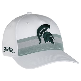 Unisex Ahead White Michigan State Spartans The Sideline Adjustable Hat