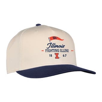 Unisex Ahead  Cream Illinois Fighting Illini The 1995 Adjustable Hat