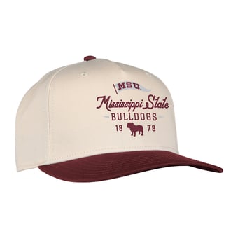 Unisex Ahead  Cream Mississippi State Bulldogs The 1995 Adjustable Hat