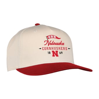 Unisex Ahead  Cream Nebraska Huskers The 1995 Adjustable Hat