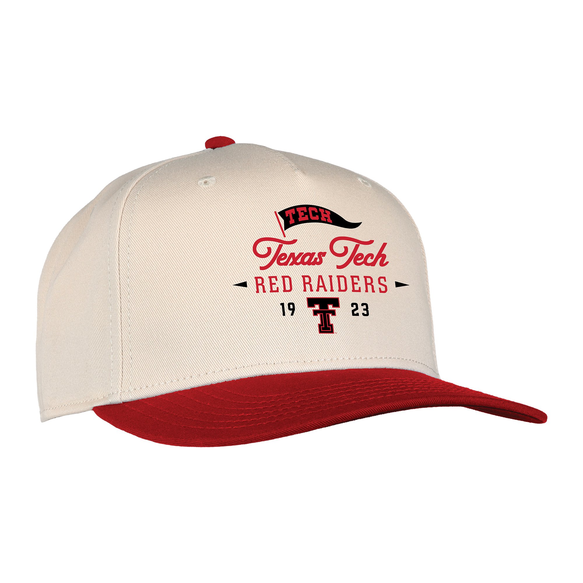 Unisex Ahead Cream Texas Tech Red Raiders The 1995 Adjustable Hat