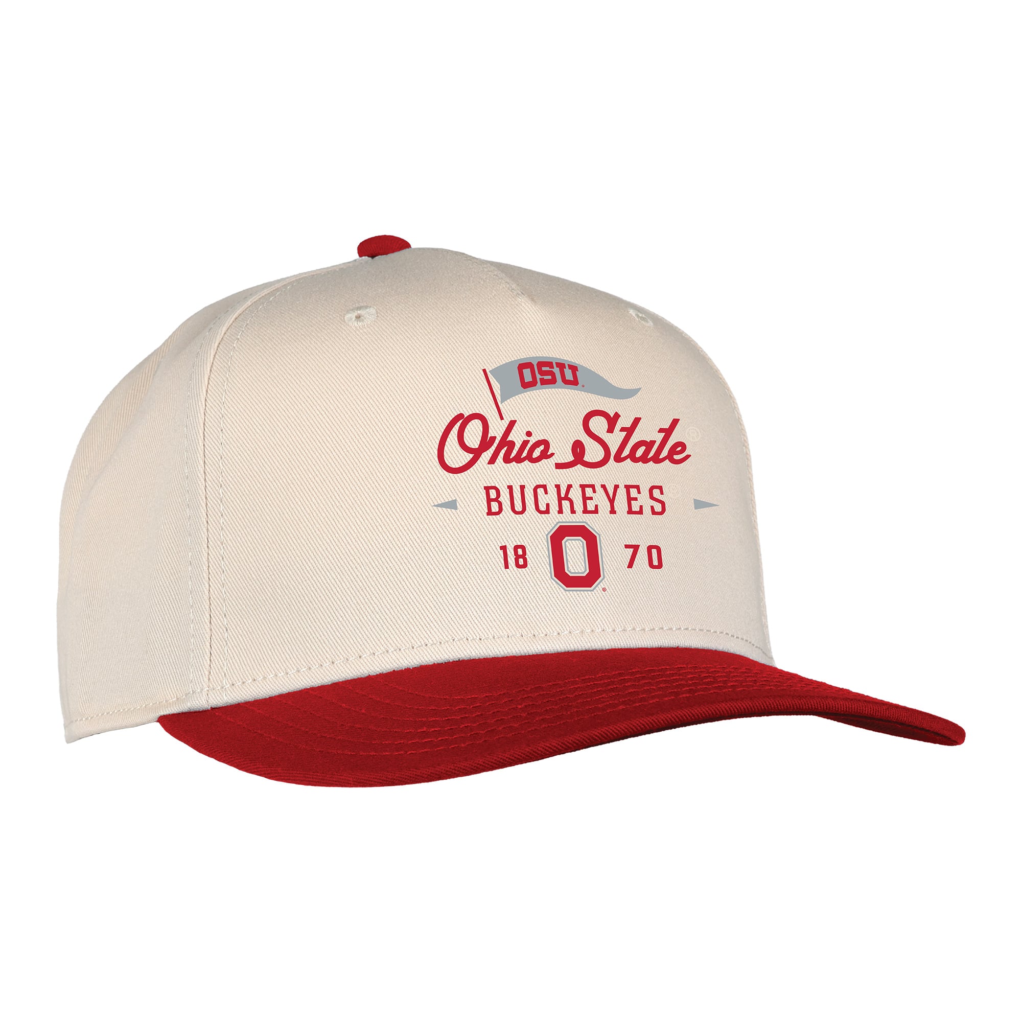 Unisex Ahead  Cream Ohio State Buckeyes The 1995 Adjustable Hat