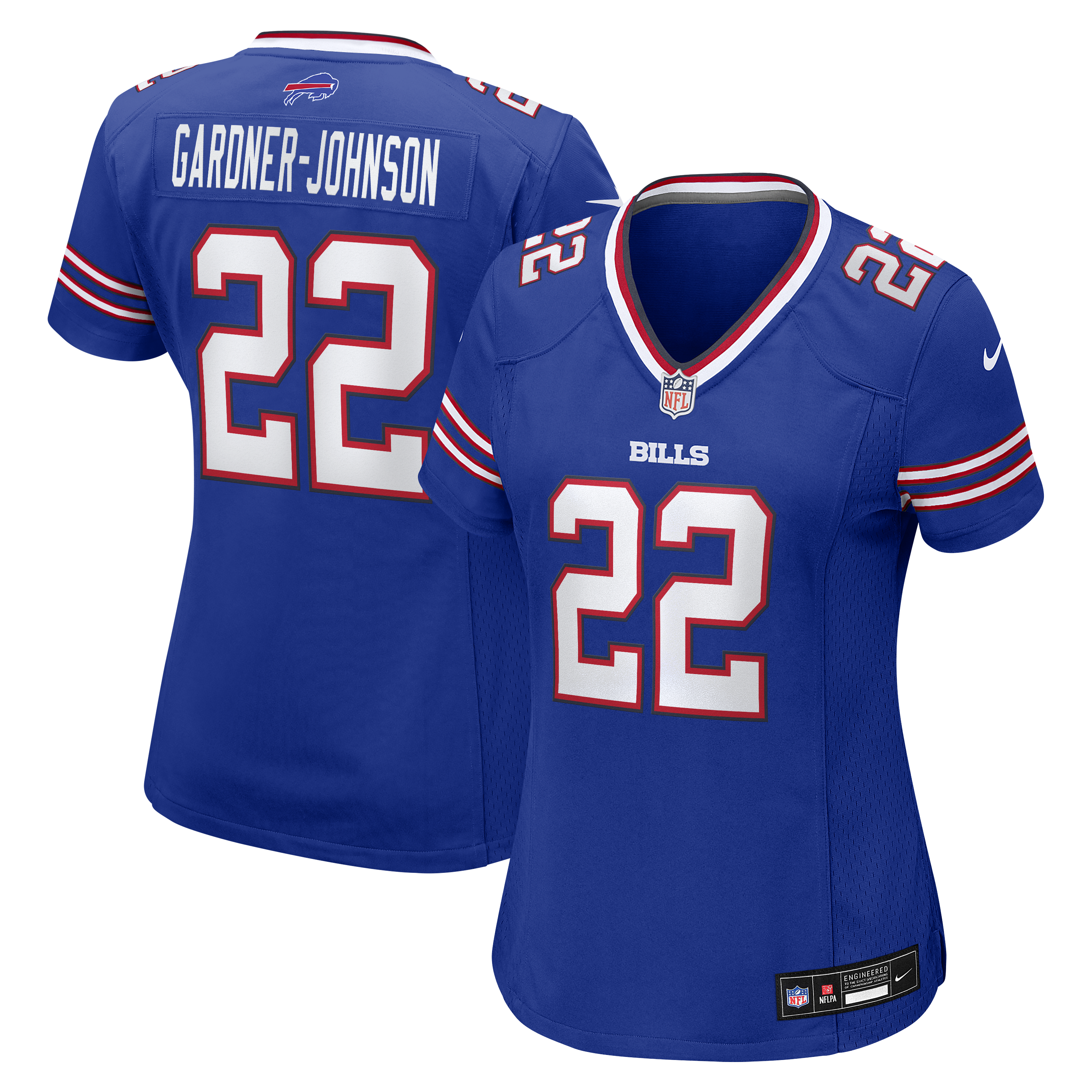 Women's Nike Chauncey Gardner-Johnson  Royal Buffalo Bills Team Game Jersey