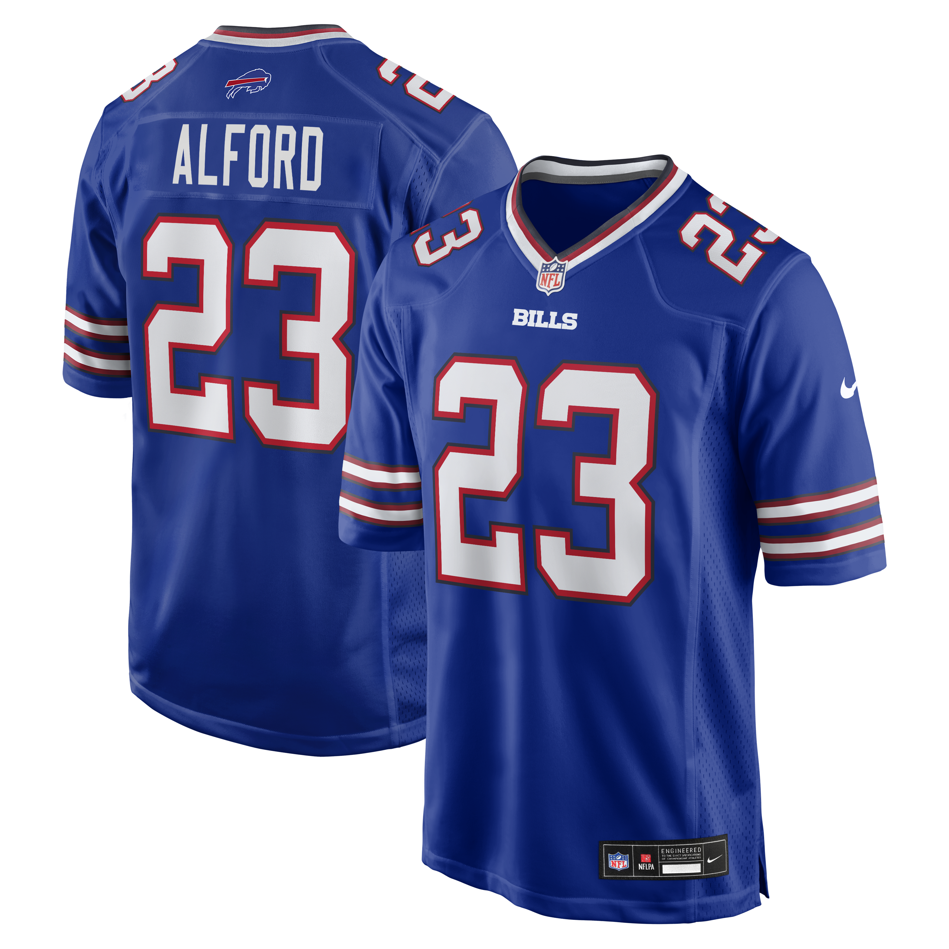 Men's Nike Dee Alford  Royal Buffalo Bills Team Game Jersey
